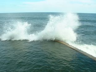 Salt-water pool at Las Olas, El Salvador.